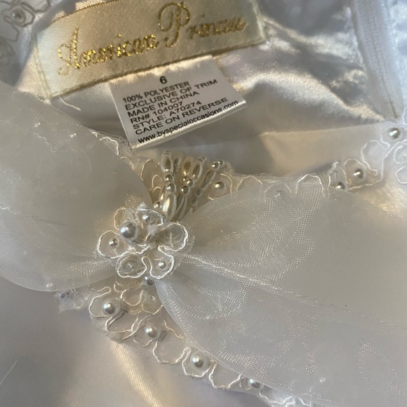 American Princess White Flower Embroider - Picture 8 of 8